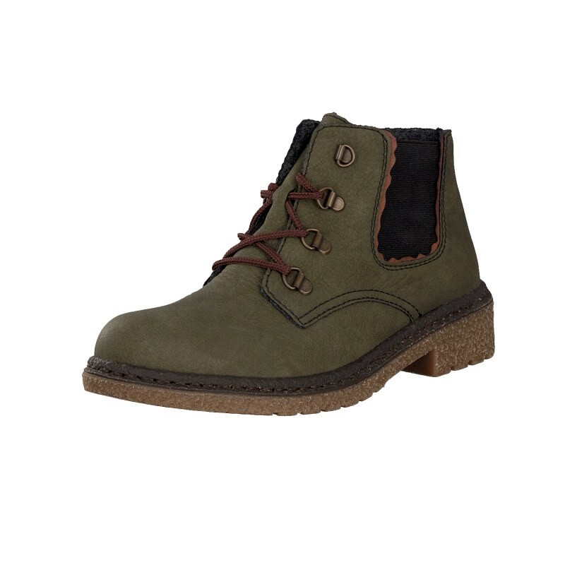 Botas Rieker 53234-54 Para Mulher - Verdes